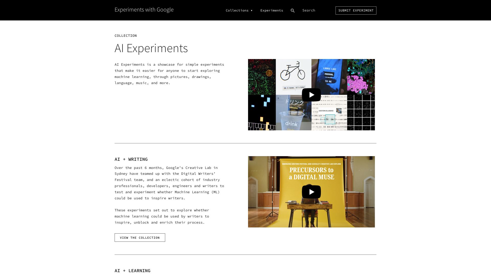 AI Experiments