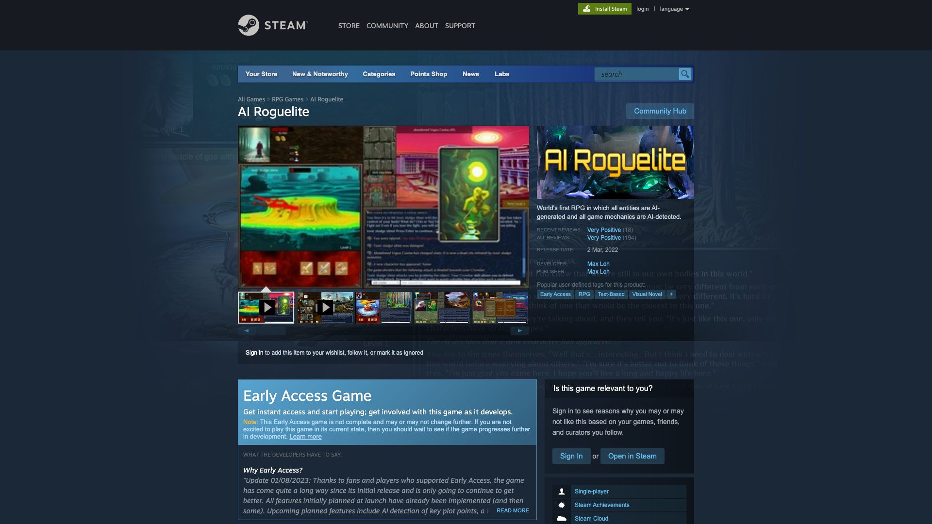 AI Roguelite