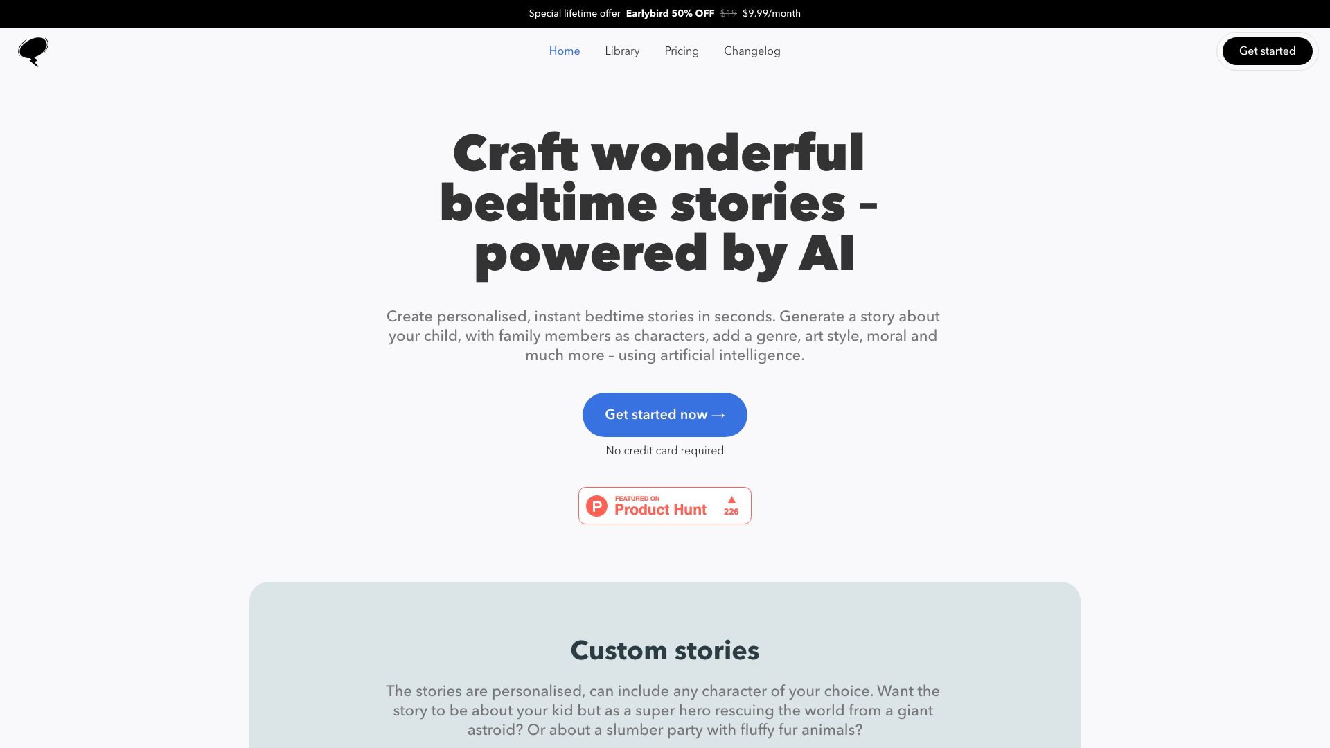 BedtimeStory AI
