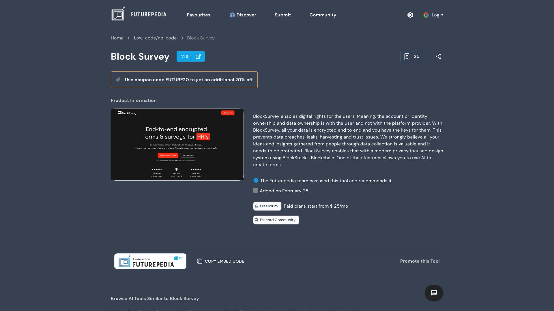 Block Survey