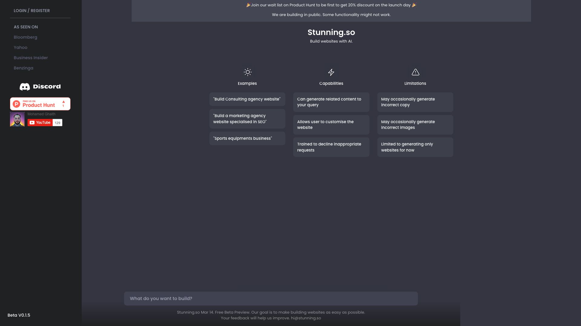 ChatGPT Website Builder