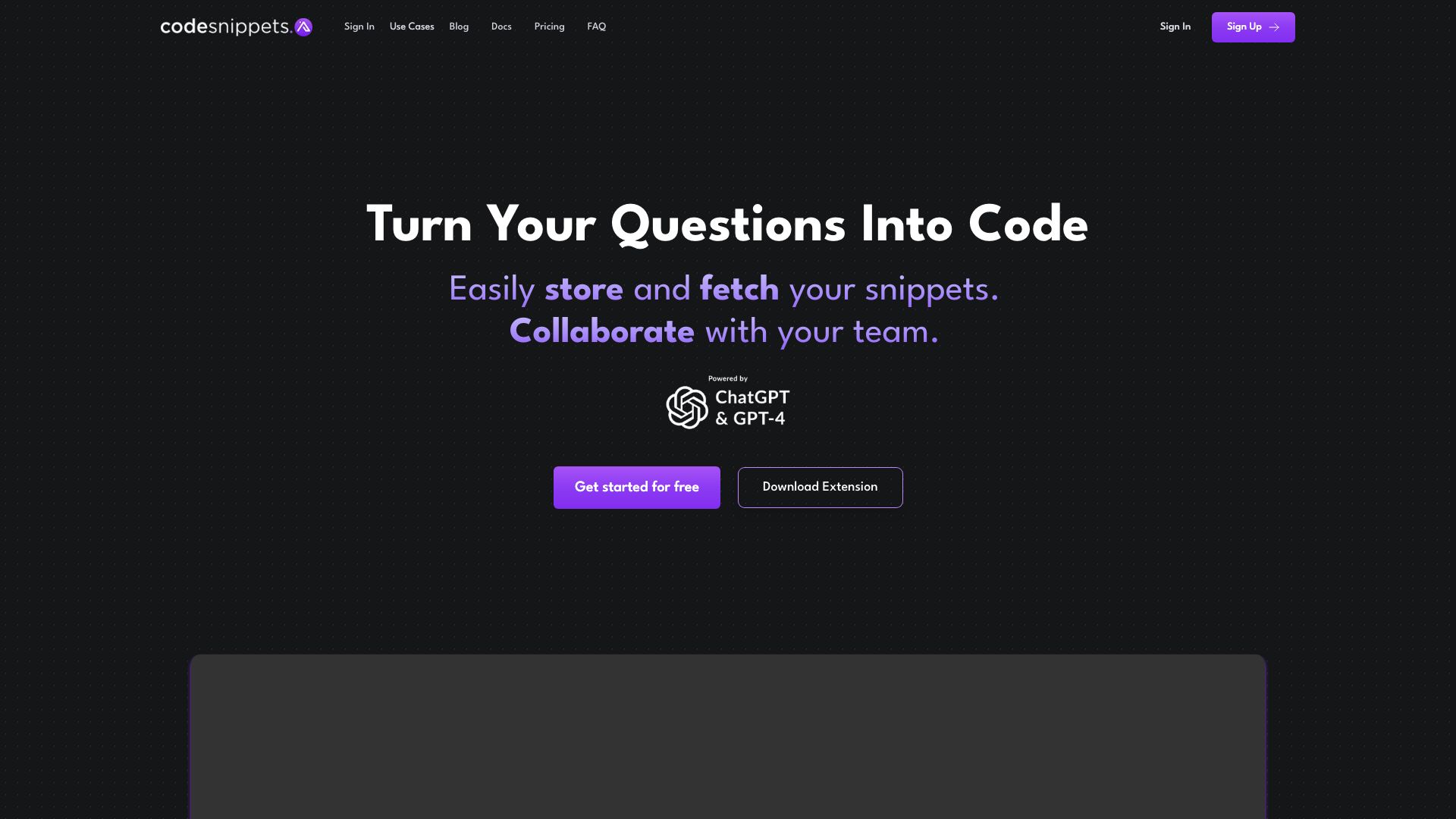 Code Snippets AI