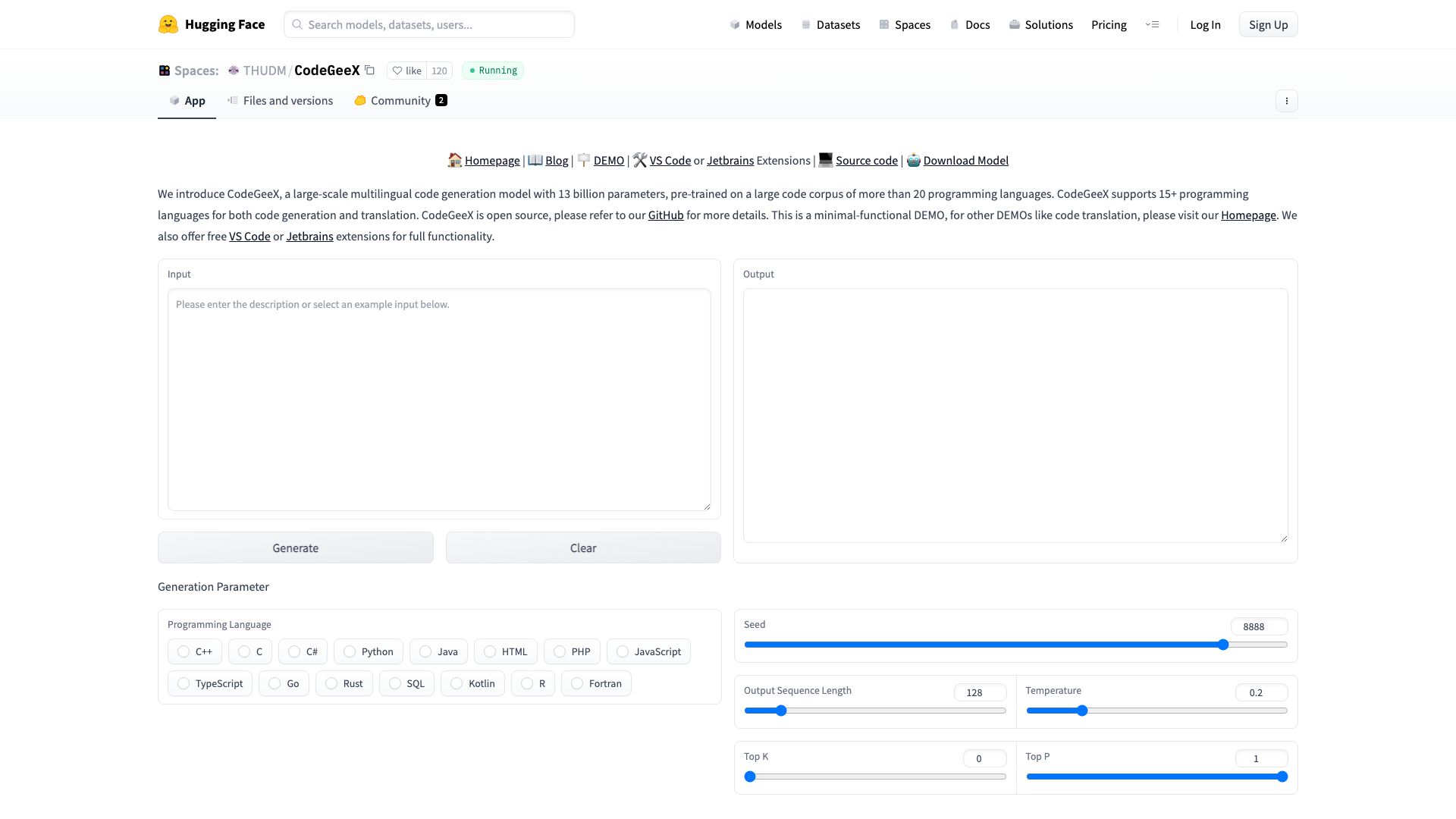 CodeGeeX