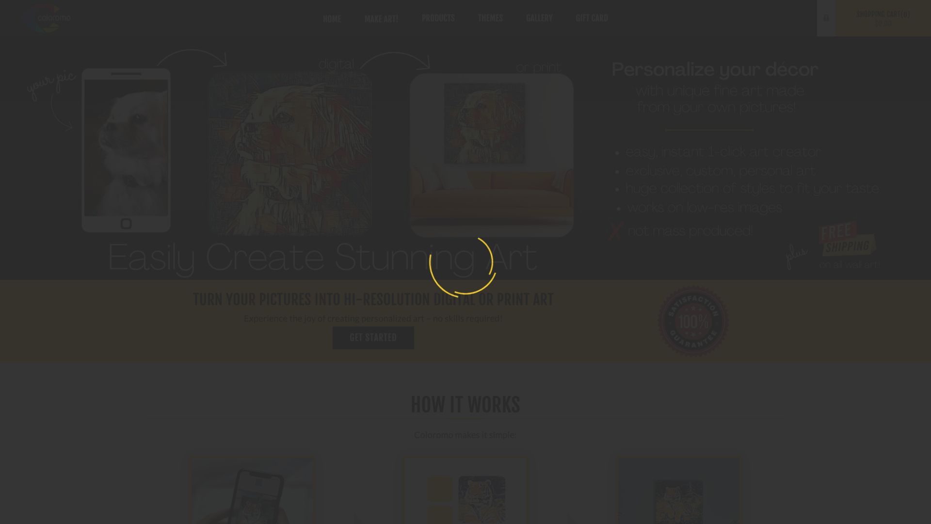 Coloromo AI Art Generator
