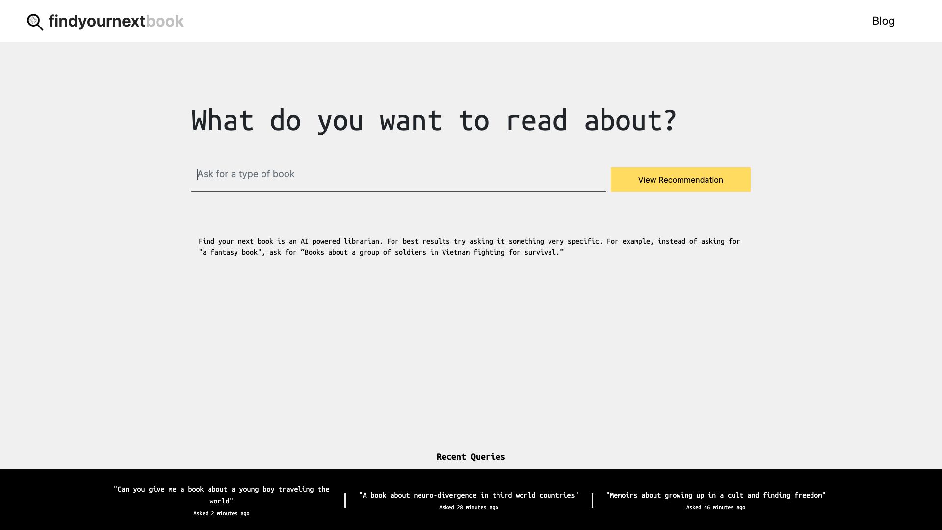 Find Your Next Book