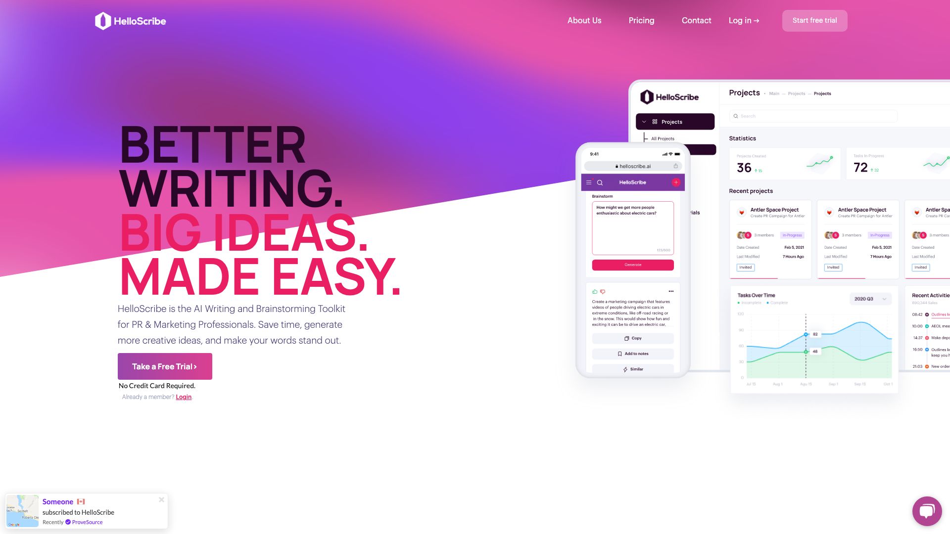 HelloScribe