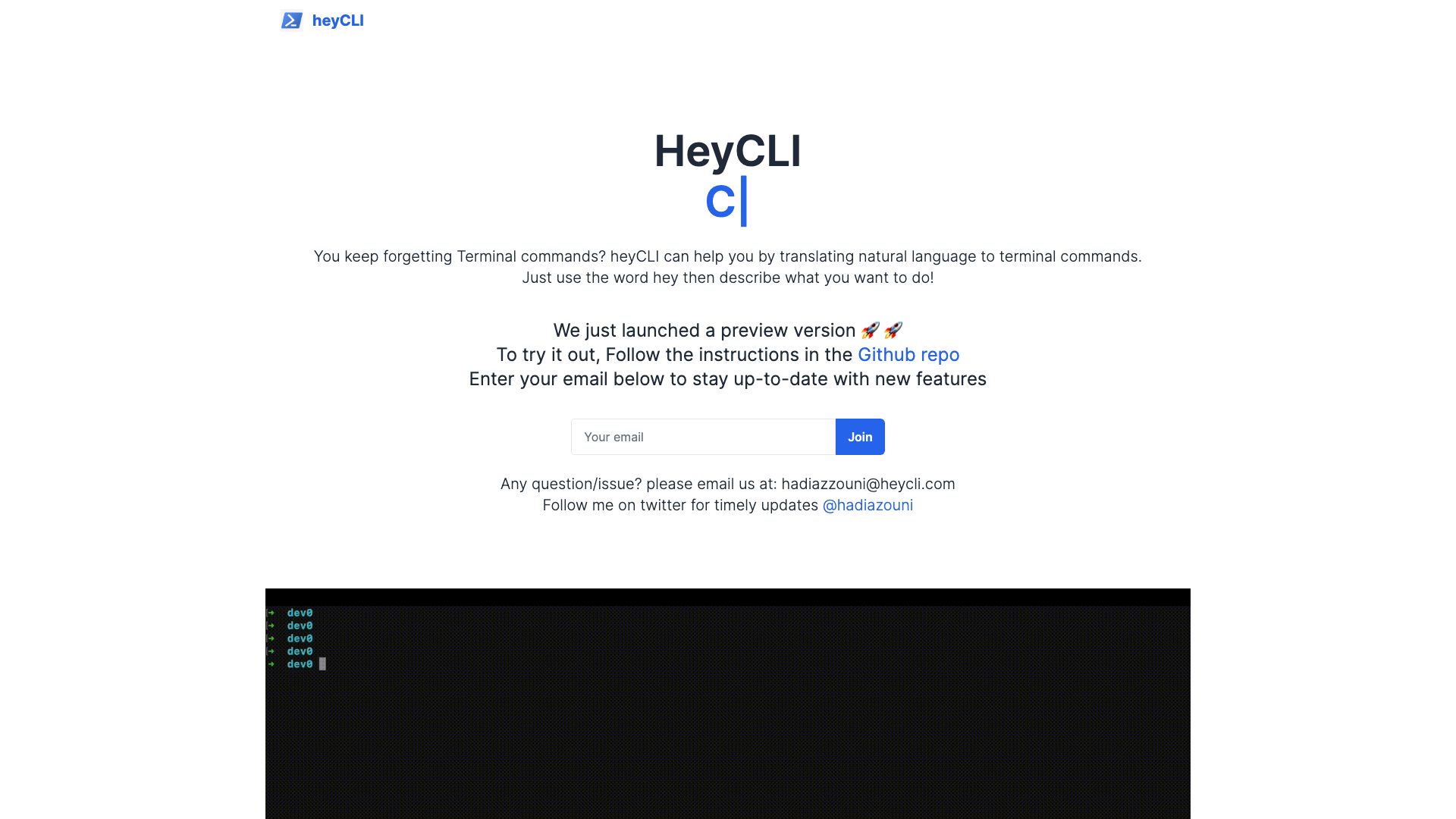 HeyCLI