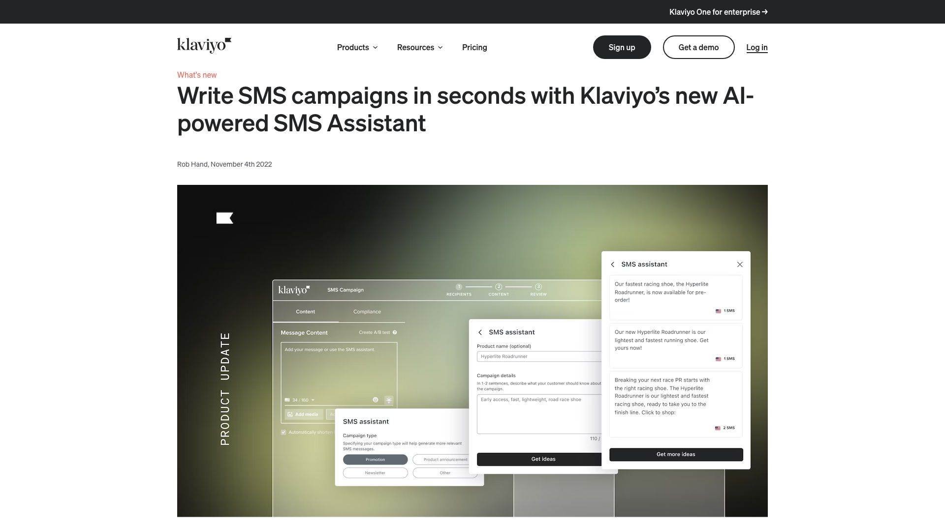 Klaviyo SMS Assistant