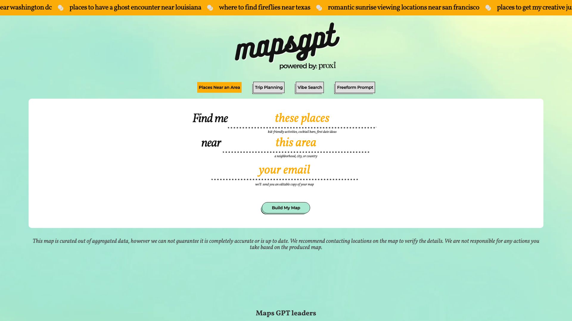 Maps GPT
