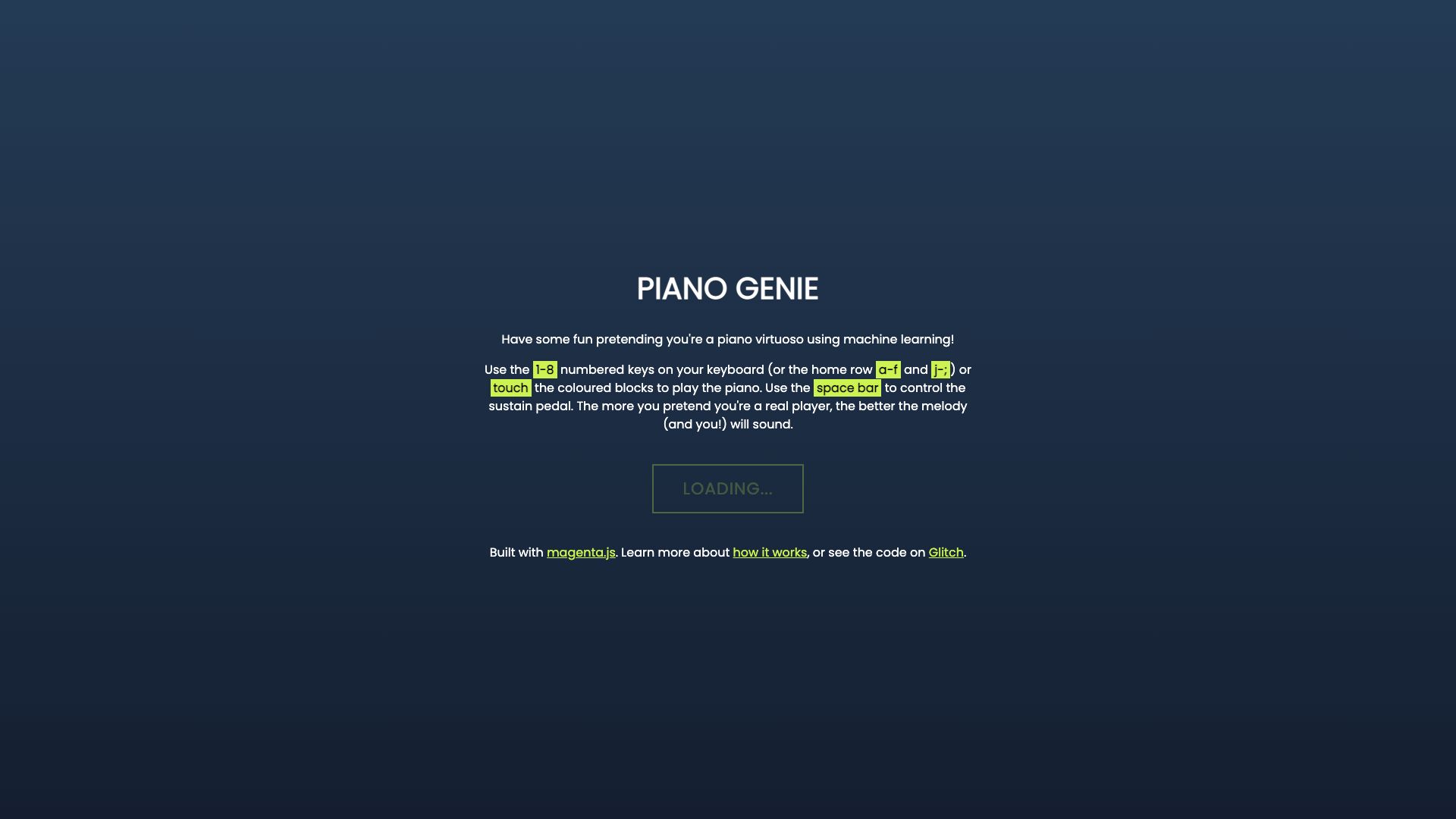 Piano Genie