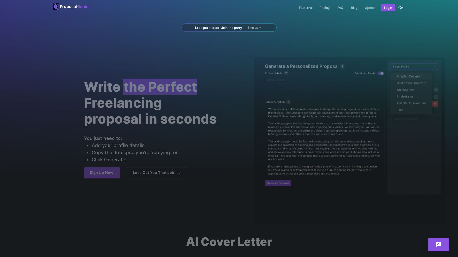 Proposal Genie
