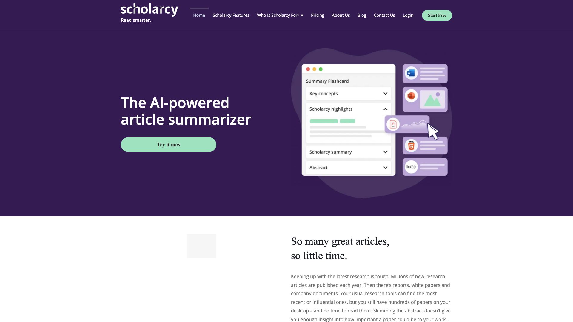Scholarcy