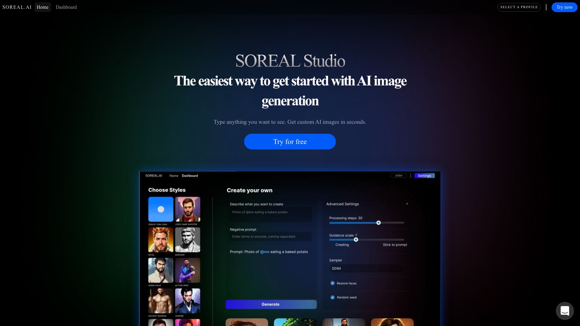 Soreal.AI Studio