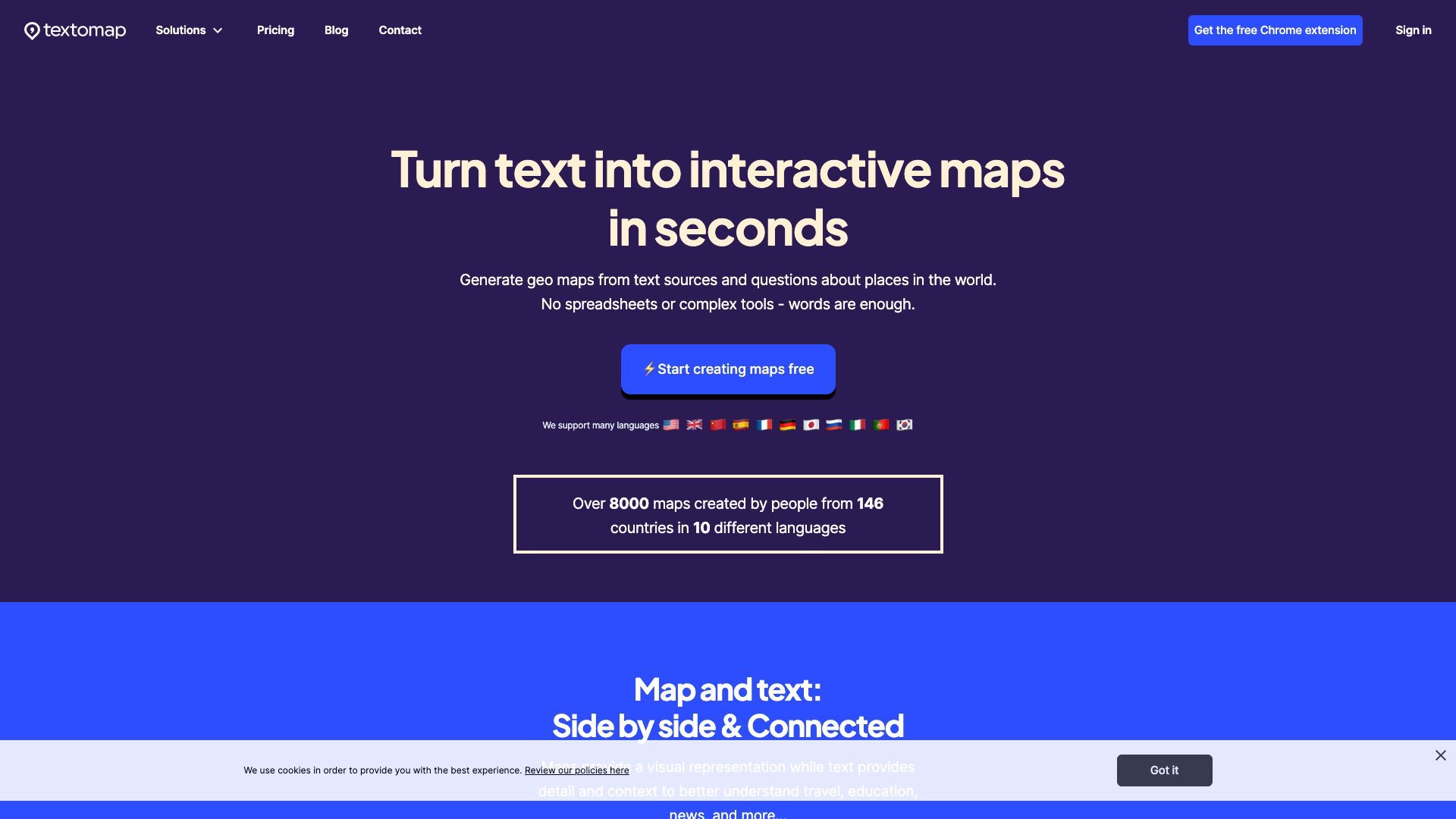 Textomap