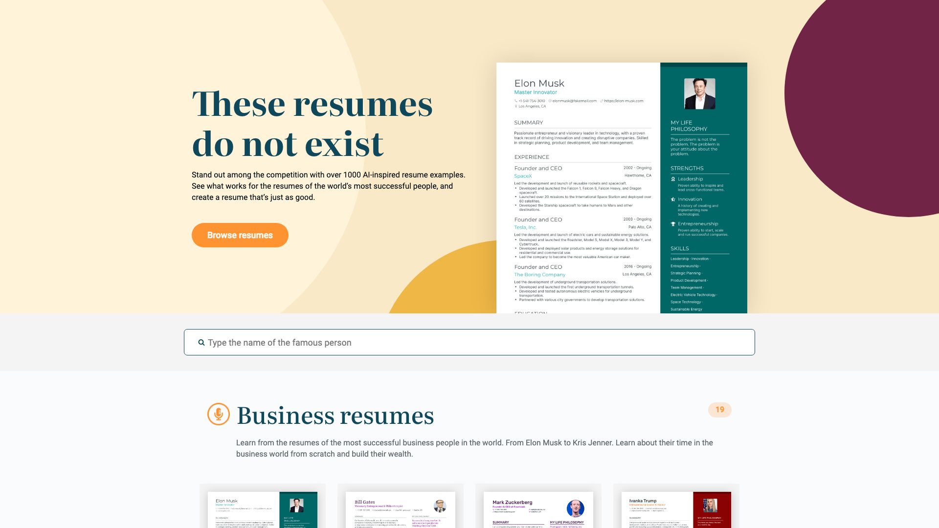 This Resume Does Not Exist
