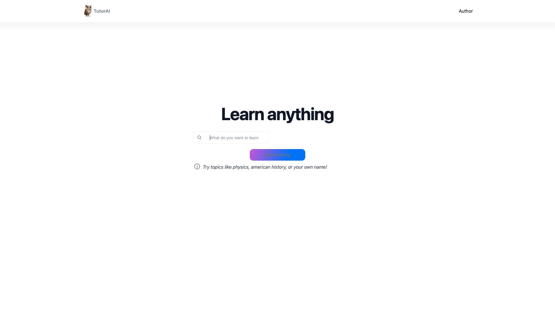 TutorAI