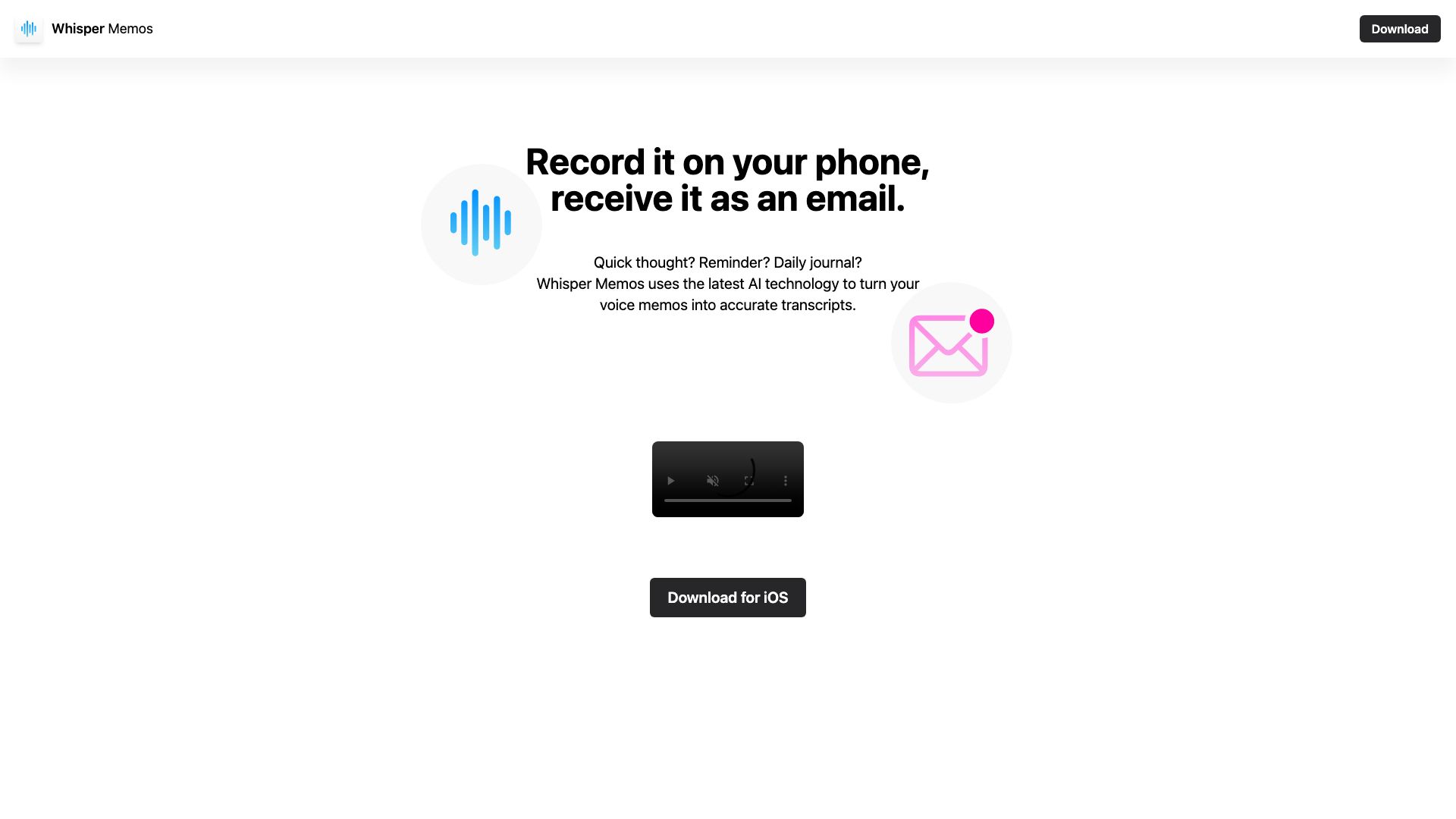 Whisper Memos